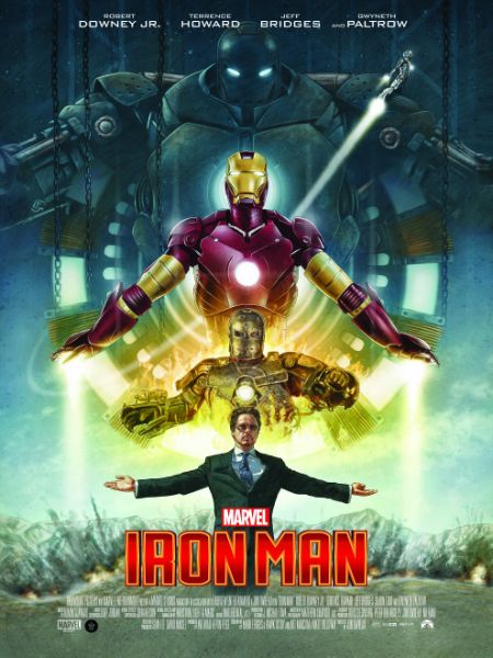 Poster of first Iron Man film